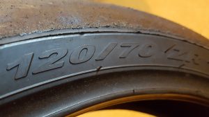 rx135 tyre size